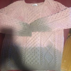 💓RAGGED PRIEST CABLE OMBRÉ SWEATER💓